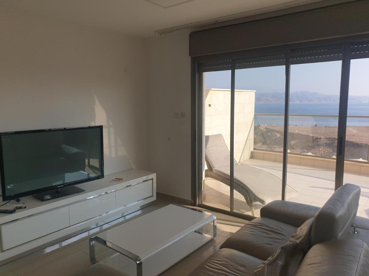 Luxury Exclusive Top Class Apartment On The Sea With Best Sea View And Jacuzzi רק למשפחות !!!! 埃拉特 外观 照片